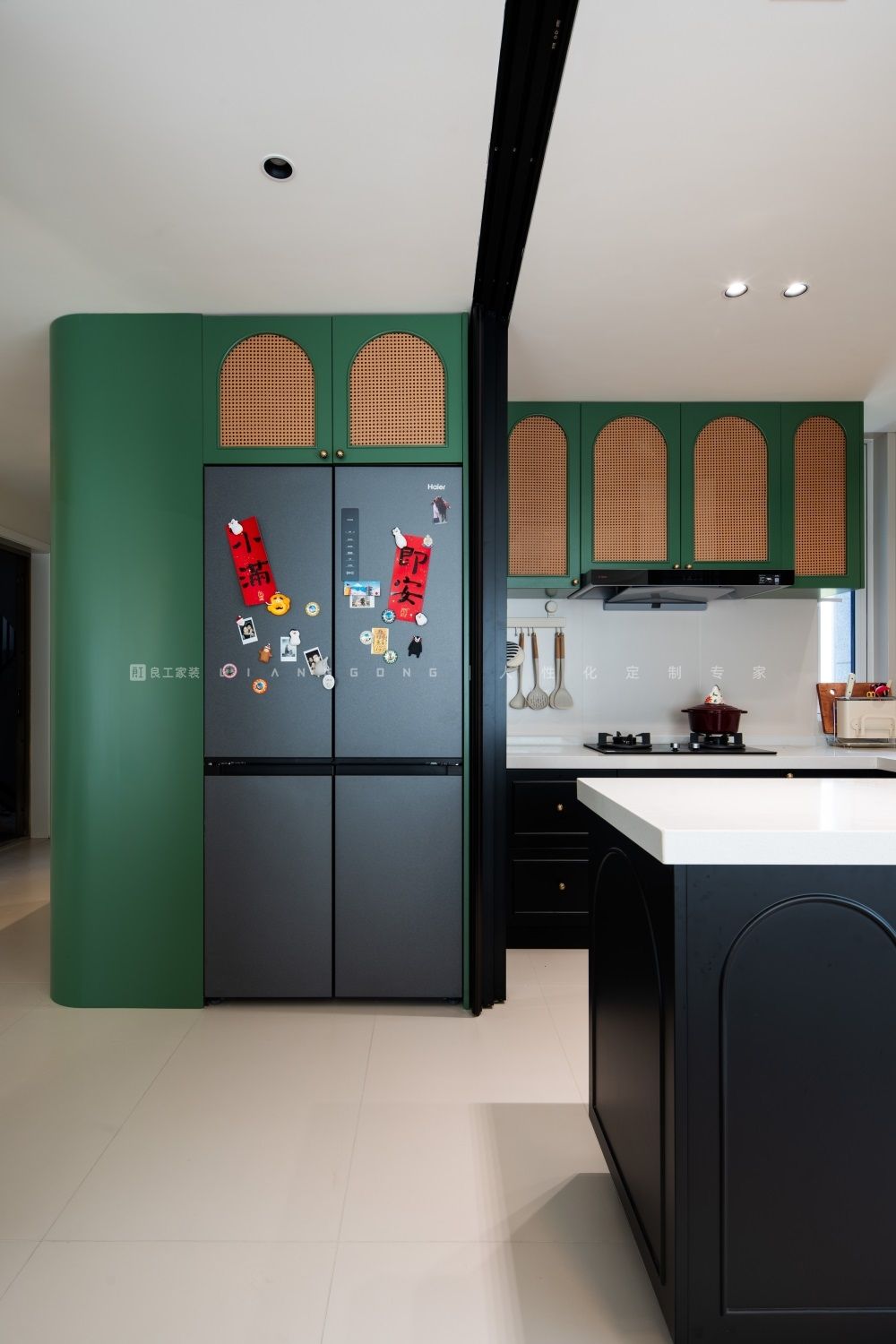 150㎡中古风厨房装修案例