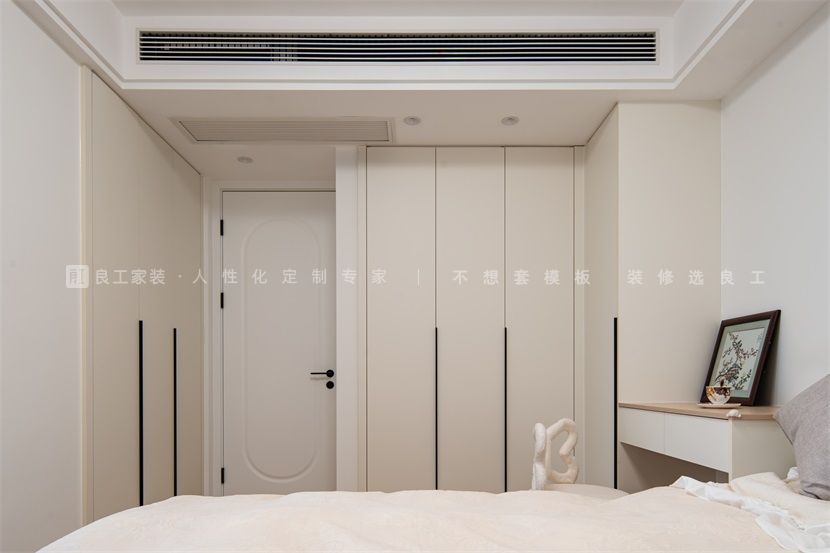 122㎡奶油风格主卧装修案例